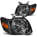 Smoked Headlights Pair