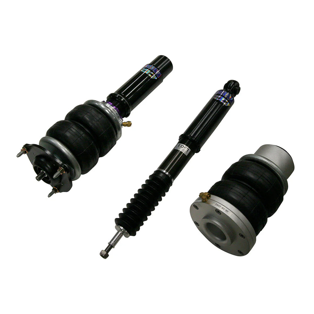 RS Coilovers w Front Air Cups Silver Control System #D-AU-36-2-VACF-12 D2-ACK01
