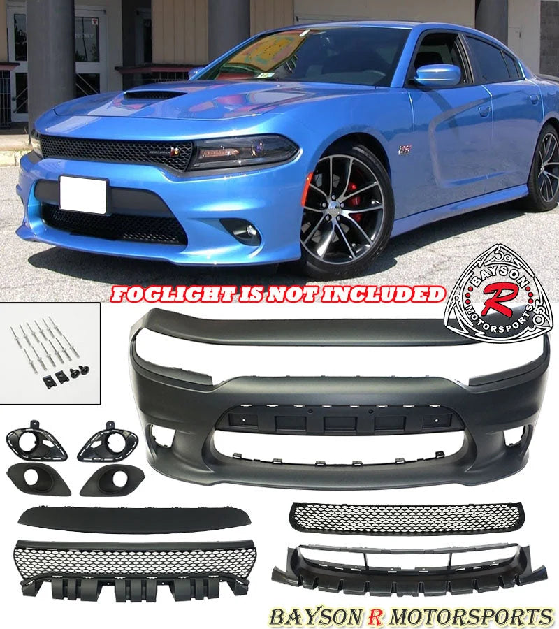 SRT8 Hellcat Style Front Bumper
