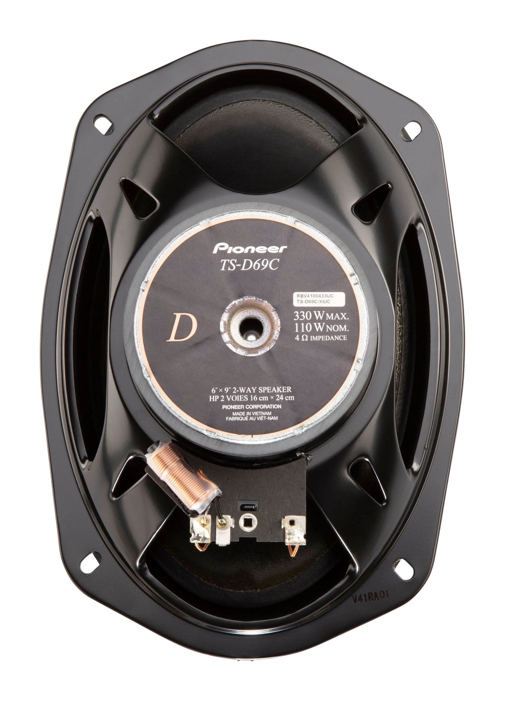 6" x 9" 2-Way Component Speaker System