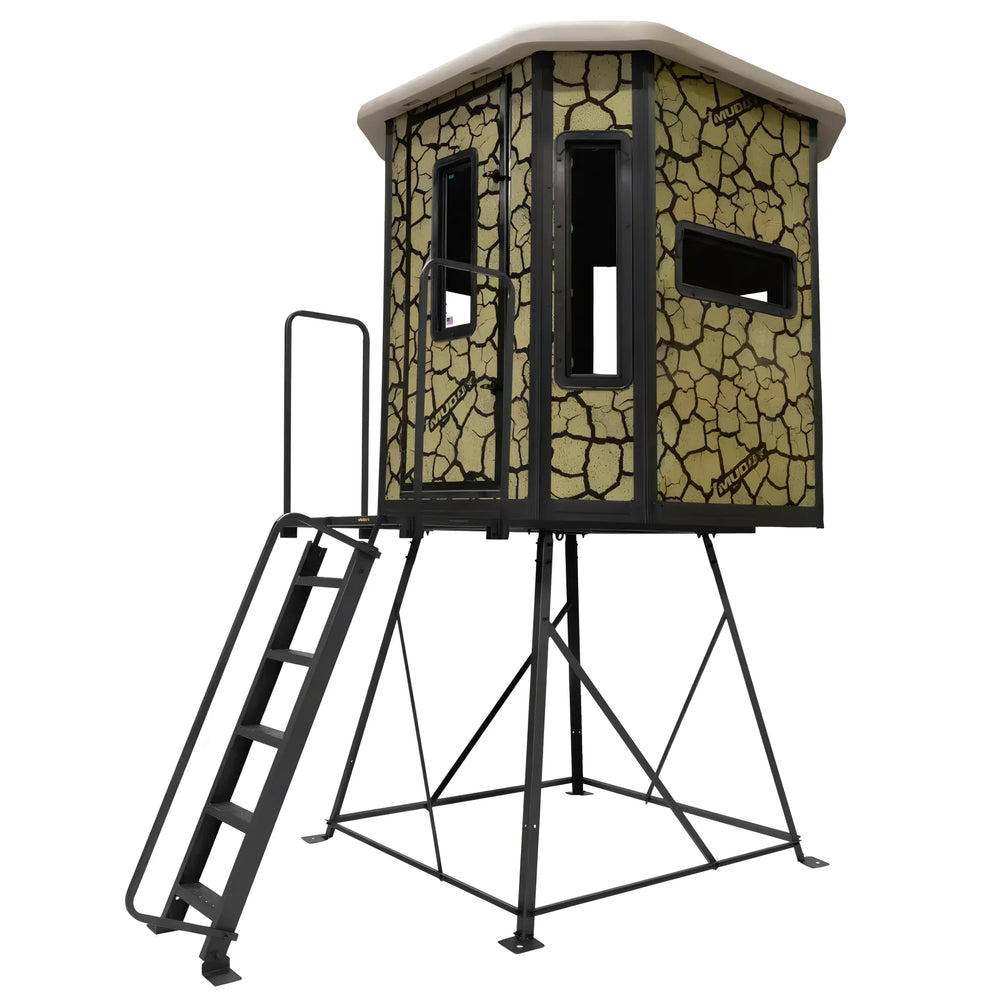 BULL BOX BLIND / STEEL WALL CONSTUCTION / CRACKED MUD CAMO