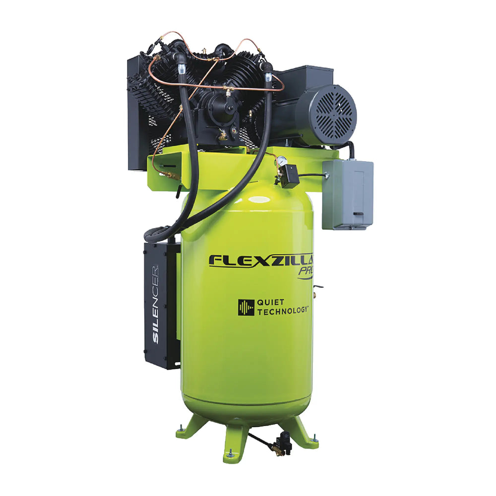 FZP AIR COMP STAT 10HP 120GAL 1PH 208V 230V