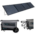 PORTABLE SOLAR GENERATOR 3.1 KWH 30 AMP OUTPUT LITHIUM BATTERY / SOLAR & GRID INPUTS