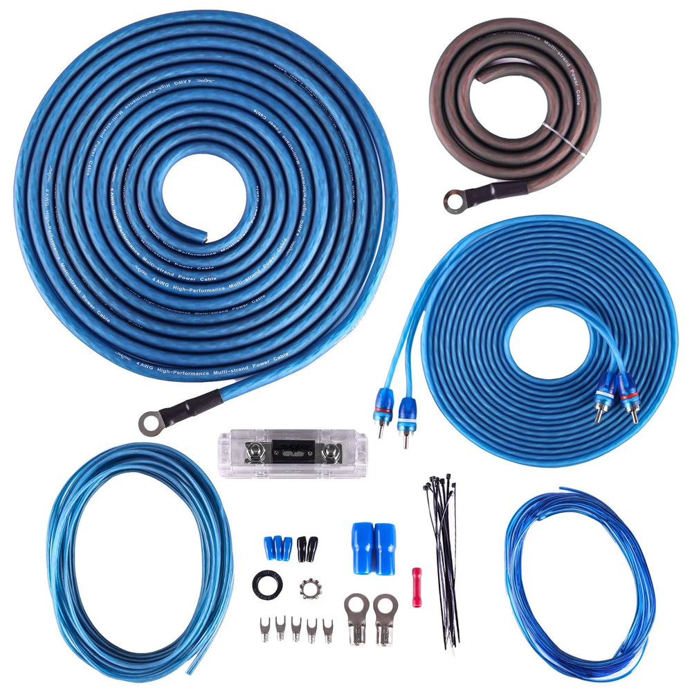 4-Gauge Complete Amplifier Wiring Kit
