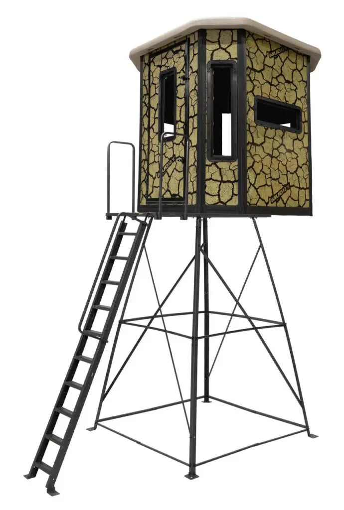 BULL BOX BLIND / STEEL WALL CONSTUCTION / CRACKED MUD CAMO