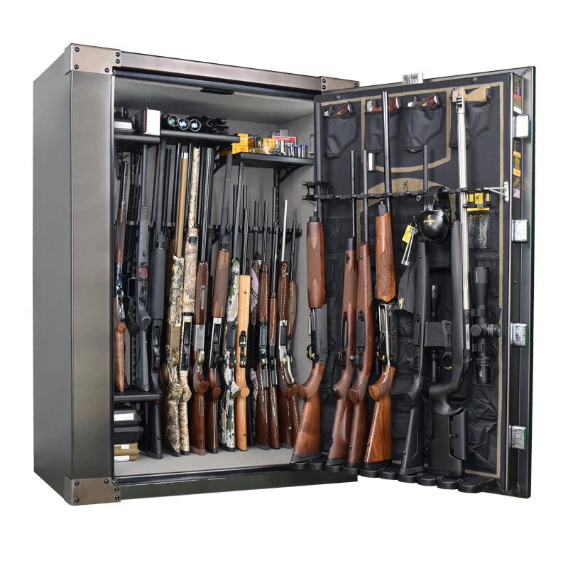 1878 GUN SAFE; 49 LONG GUN CAPACITY 45 CUFT OF STORAGE