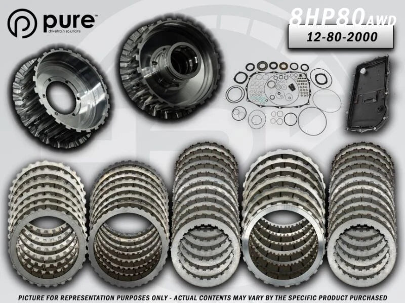 Pure Drivetrain 8HP80 High Performance Transmission Hard Parts Kit - AWD - Stage 2