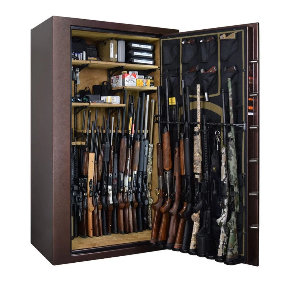RAWHIDE GUN SAFE; 49 LONG GUN CAPACITY 45 CUFT OF STORAGE