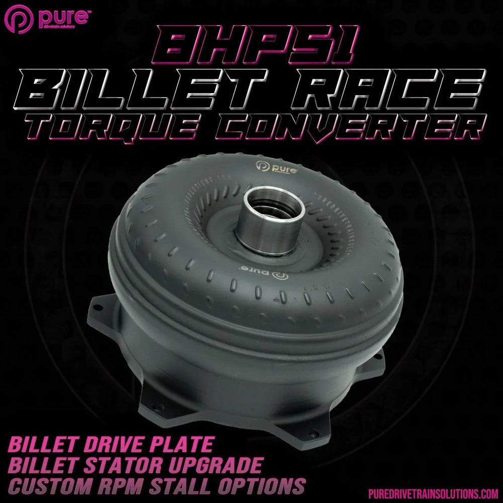 Pure Drivetrain 8HP51 High Performance Billet Race Torque Converter - 26/55 Stator - AWD