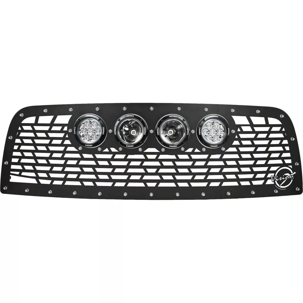 13C(FITS 17C) RAM 2500/3500 CANNON CG2 STYLE GRILLE WITH 4 CG2 4.5IN