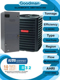 AMST R32 MULTIPOSITION 9 SPEED ECM MOTOR ECB BASED AIR HANDLER WITH INTERNAL TXV 3 TON