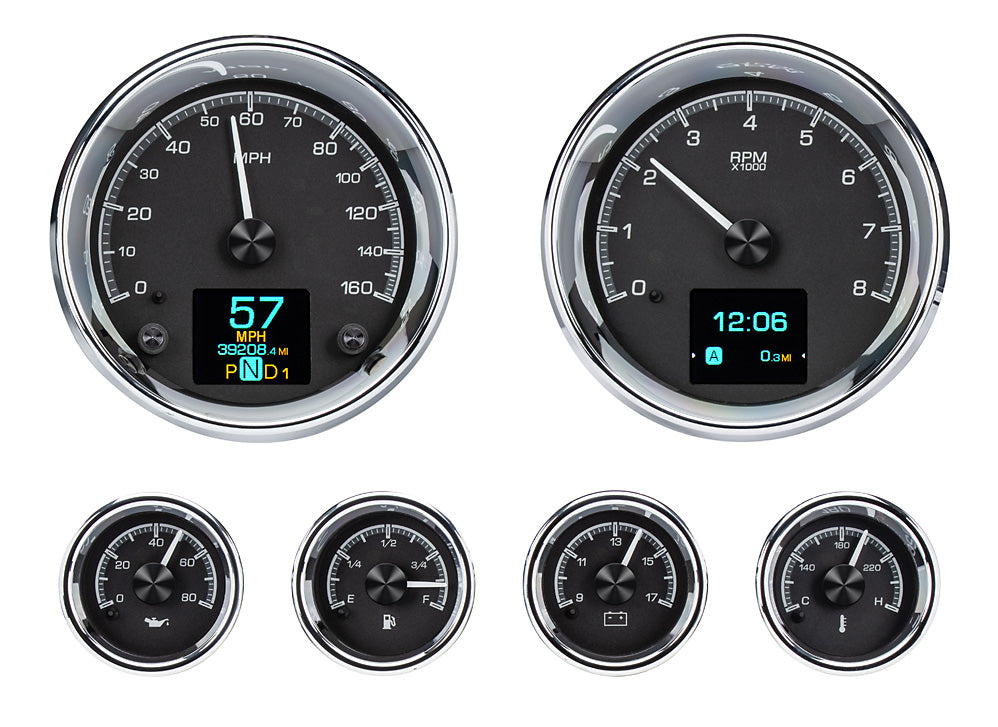SIXPIECE UNIVERSAL ROUND HDX SYSTEM SILVER FACE