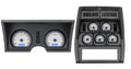 197882 CORVETTE VHX SYSTEM ANALOG CLOCK CARBON FIBER STYLE FACE RED DISPLAY