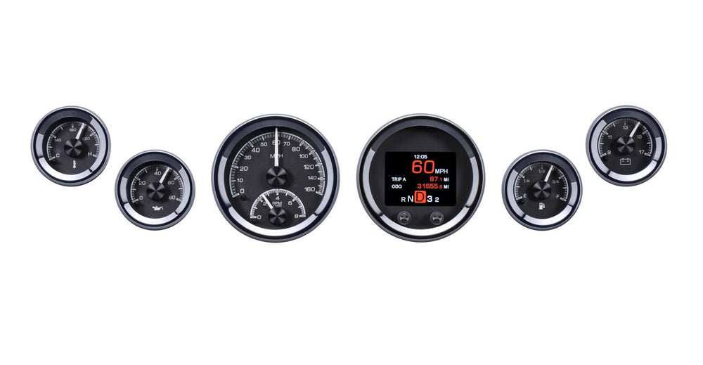 SIXPIECE UNIVERSAL ROUND HDX SYSTEM BLACK FACE
