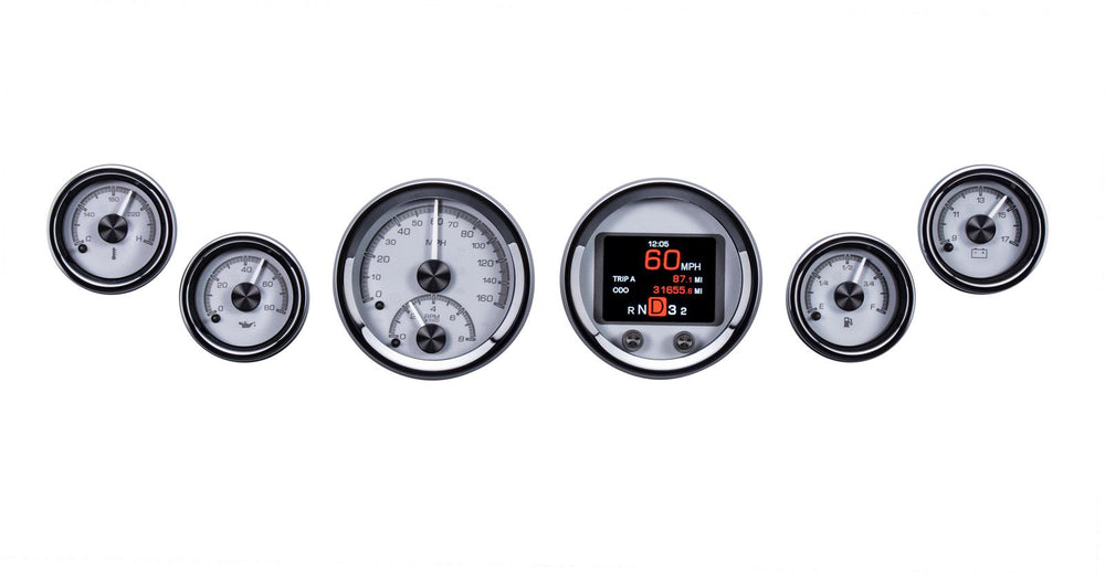 SIXPIECE UNIVERSAL ROUND HDX SYSTEM SILVER FACE