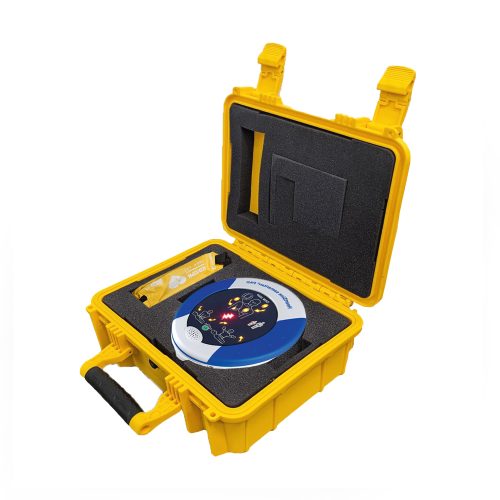 CARDIACT LIFEPAK CR2 FULLYAUTOMATIC USB ENG. HANDLE RUGGED CARRY CASE W/ PREP