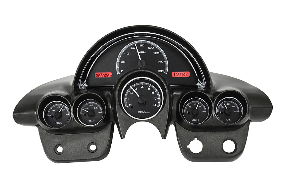 195862 CORVETTE VHX SYSTEM CARBON FIBER STYLE FACE RED DISPLAY