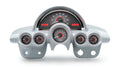 195862 CORVETTE VHX SYSTEM CARBON FIBER STYLE FACE RED DISPLAY