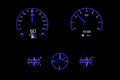 1967 CAMARO W/CONSOLE GAUGES HDX SYSTEM BLACK FACE