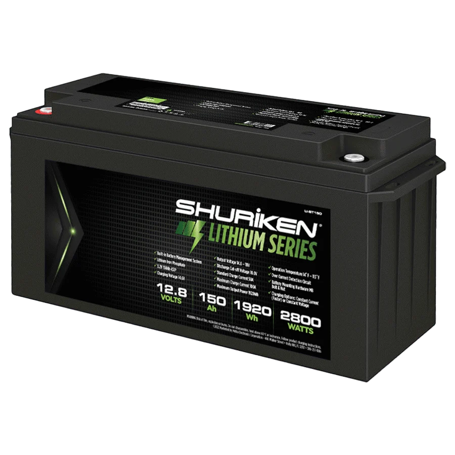 2800W / 150 AMP HOURS LITHIUM IRON BATTERY