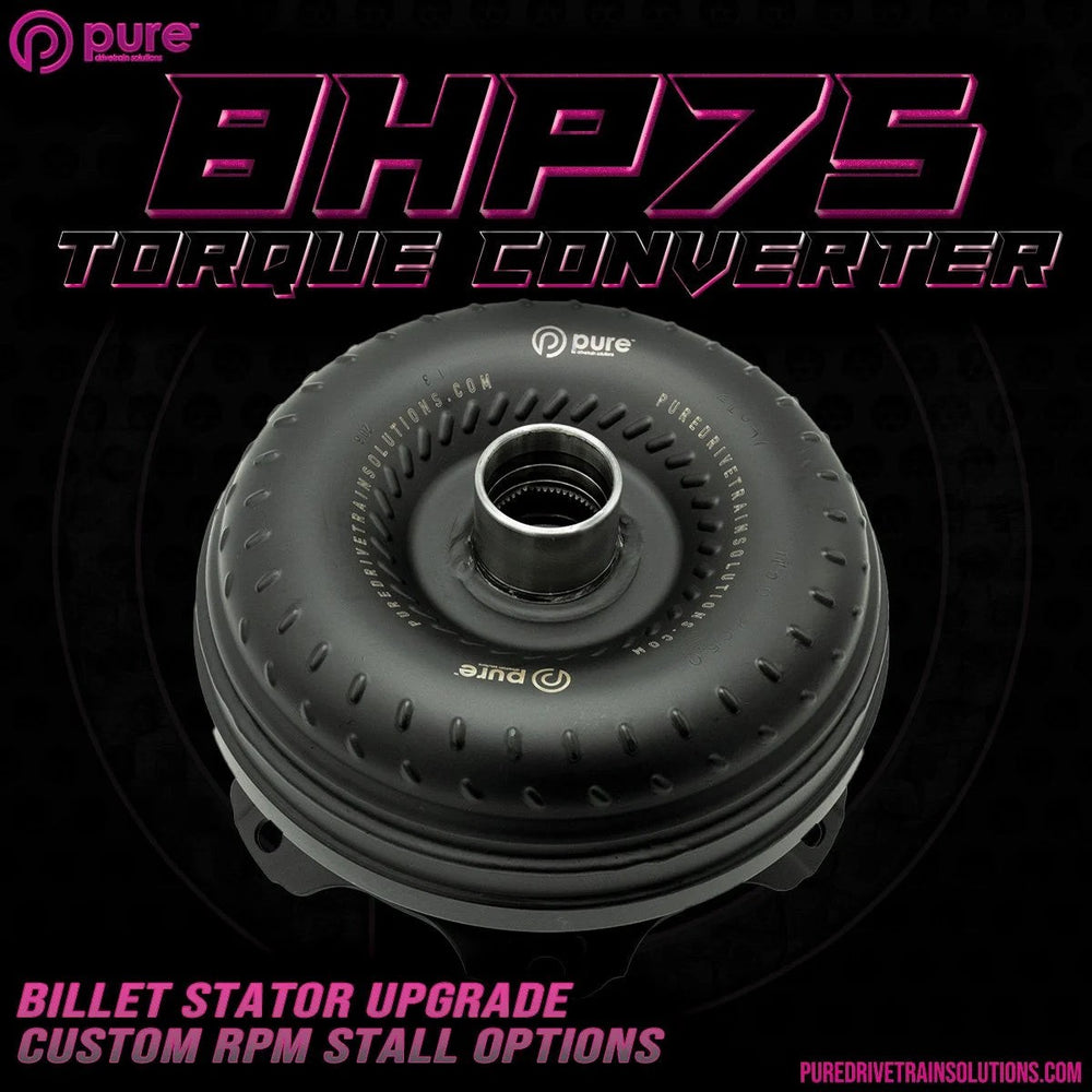 Pure Drivetrain 8HP75 High Performance Billet Race Torque Converter - 26/55 Stator - RWD