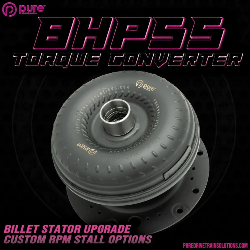 Pure Drivetrain 8HP55 High Performance Billet Race Torque Converter - 26/55 Stator - AWD