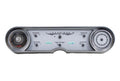 196566 CADILLAC VHX SYSTEM SILVER ALLOY STYLE FACE WHITE DISPLAY