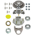 ONE WHEEL INTEGRAL 6000LB STAINLESS STEEL DISC BRAKES