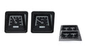 1969 CAMARO W/ CONSOLE GAUGES VHX SYSTEM BLACK ALLOY STYLE FACE WHITE DISPLAY
