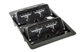 1969 CAMARO W/ CONSOLE GAUGES VHX SYSTEM BLACK ALLOY STYLE FACE WHITE DISPLAY