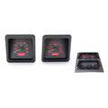 1969 CAMARO W/ CONSOLE GAUGES VHX SYSTEM BLACK ALLOY STYLE FACE BLUE DISPLAY