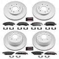 POWERSTOP FRONT AND REAR Z23 COATED KIT W PC CALS CPC6560-23