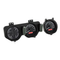 1968 PONTIAC GTO VHX SYSTEM BLACK ALLOY STYLE FACE RED DISPLAY