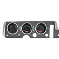 1968 PONTIAC GTO VHX SYSTEM BLACK ALLOY STYLE FACE RED DISPLAY