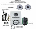1954 CHEVY TRUCK VHX SYSTEM BLACK ALLOY STYLE FACE WHITE DISPLAY