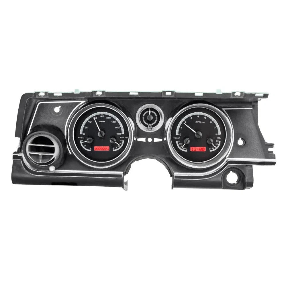 196365 BUICK RIVIERA VHX SYSTEM SILVER ALLOY STYLE FACE WHITE DISPLAY
