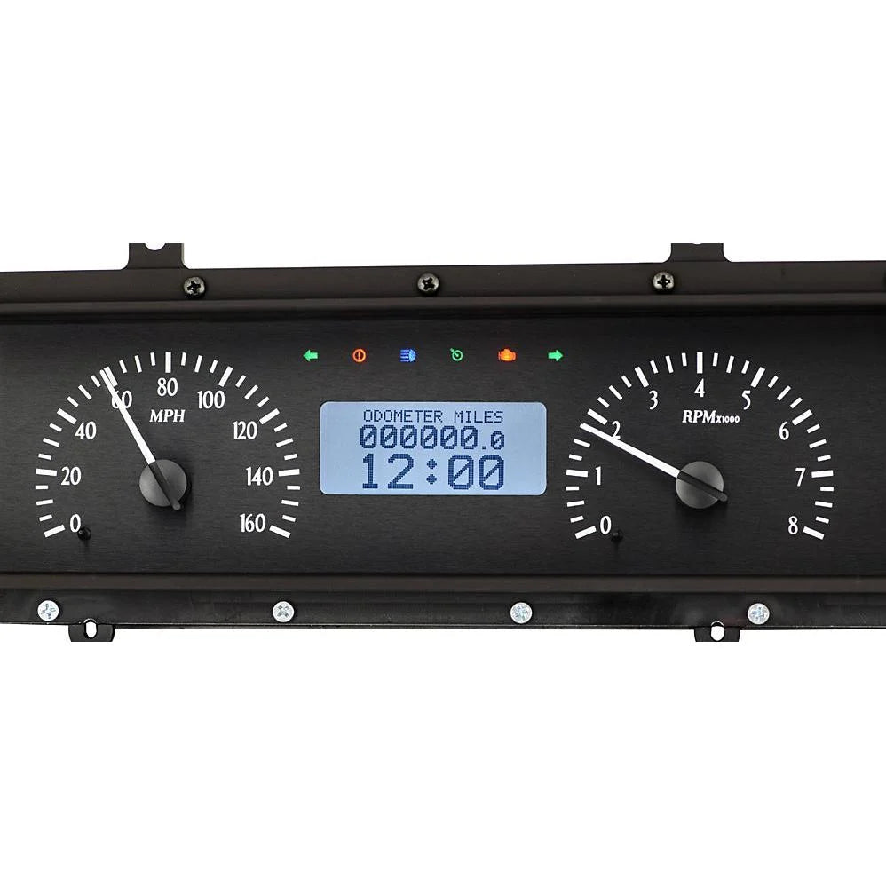 1966 IMPALA/CAPRICE VHX SYSTEM BLACK ALLOY STYLE FACE RED DISPLAY