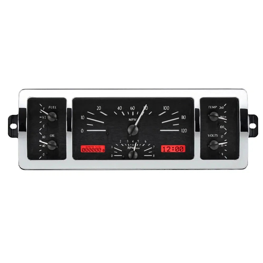 194046 CHEVY TRUCK VHX SYSTEM BLACK ALLOY STYLE FACE BLUE DISPLAY