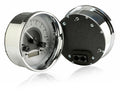 DUAL ROUND UNIVERSAL VHX SYSTEM SILVER ALLOY STYLE FACE RED DISPLAY