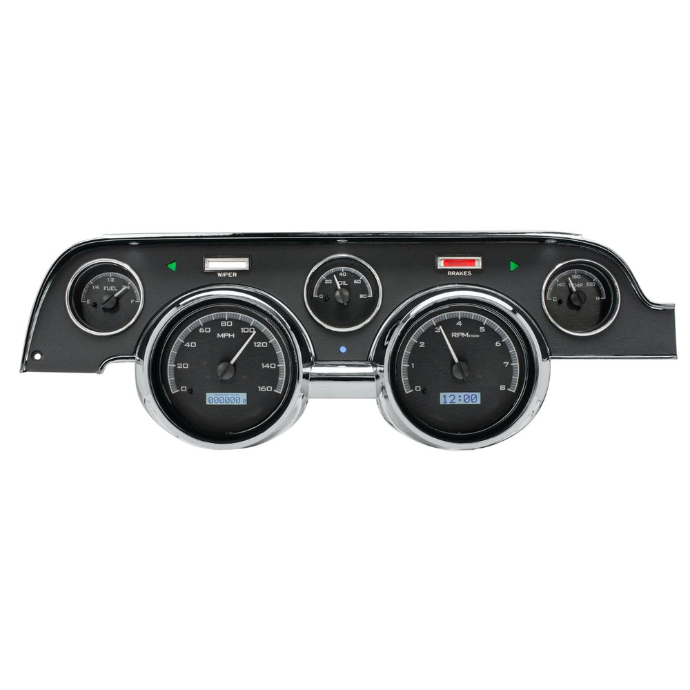 196768 MUSTANG VHX SYSTEM BLACK ALLOY STYLE FACE BLUE DISPLAY