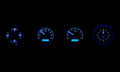 196869 FORD TORINO VHX SYSTEM BLACK ALLOY STYLE FACE BLUE DISPLAY