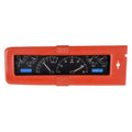 1940 CHEVY CAR VHX SYSTEM BLACK ALLOY STYLE FACE BLUE DISPLAY