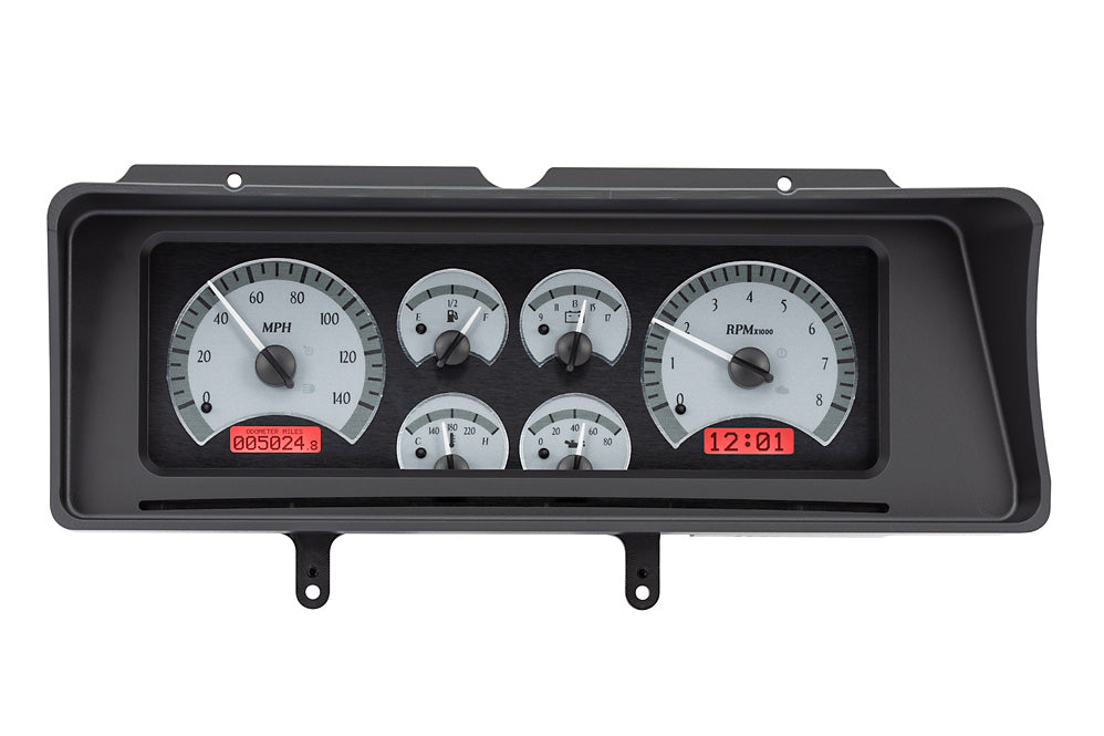 197888 CHEVY MONTE CARLO VHX SYSTEM SILVER ALLOY STYLE FACE RED DISPLAY