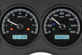 198693 CHEVY S10/GMC S15 VHX SYSTEM BLACK ALLOY STYLE FACE WHITE DISPLAY