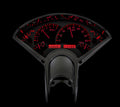 195556 CHEVY CAR VHX SYSTEM SILVER ALLOY STYLE FACE RED DISPLAY