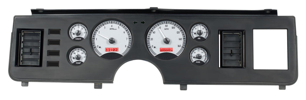 197986 MUSTANG VHX SYSTEM SILVER ALLOY STYLE FACE RED DISPLAY