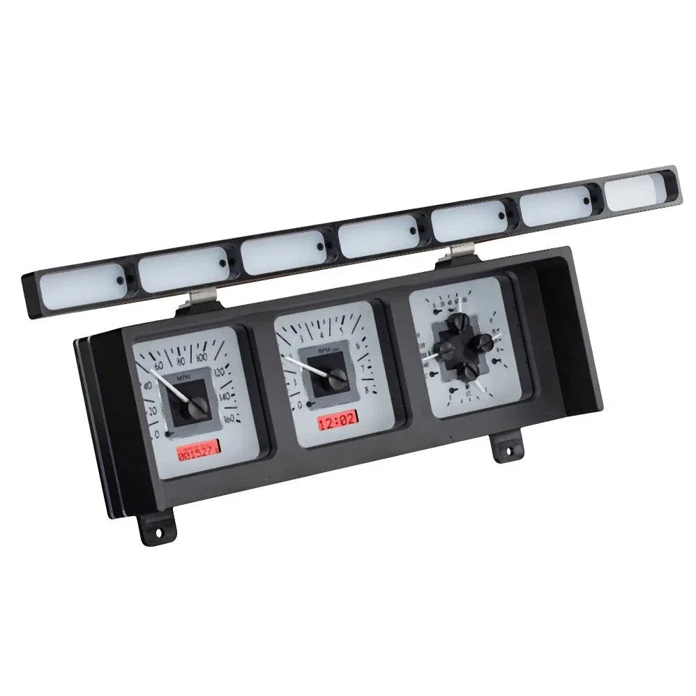 198086 FORD PICKUP VHX SYSTEM BLACK ALLOY STYLE FACE WHITE DISPLAY