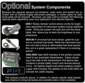 198086 FORD PICKUP VHX SYSTEM BLACK ALLOY STYLE FACE WHITE DISPLAY
