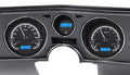 1969 CHEVELLE/ EL CAMINO VHX SYSTEM BLACK ALLOY STYLE FACE BLUE DISPLAY