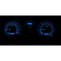 1969 CHEVELLE/ EL CAMINO VHX SYSTEM BLACK ALLOY STYLE FACE BLUE DISPLAY